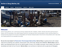 Tablet Screenshot of anchorandbuoymarine.com